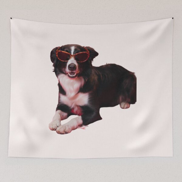 Item preview, Cute Dog Wearing Sunglasses designed and sold by sunnyxvibesss.