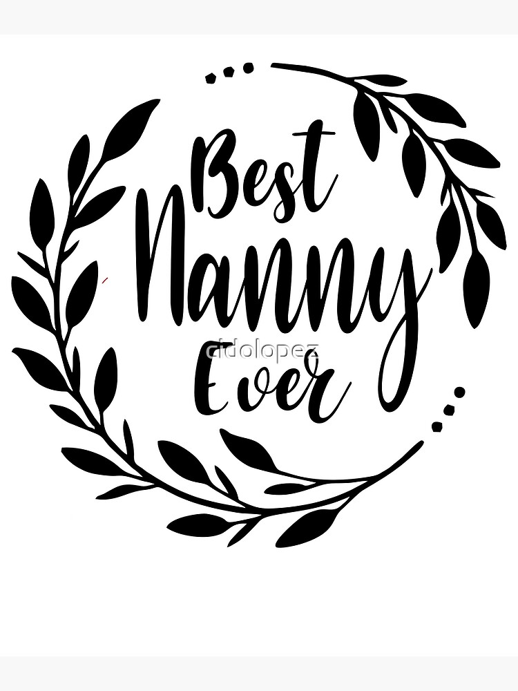 Worlds Best Nanny Apron, Worlds Best Nanny Gift, Gift for Nanny