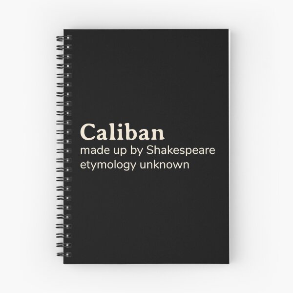 Item preview, Caliban name etymology designed and sold by YourNameStory.