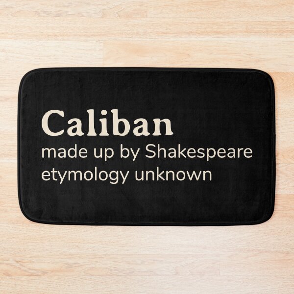Item preview, Caliban name etymology designed and sold by YourNameStory.