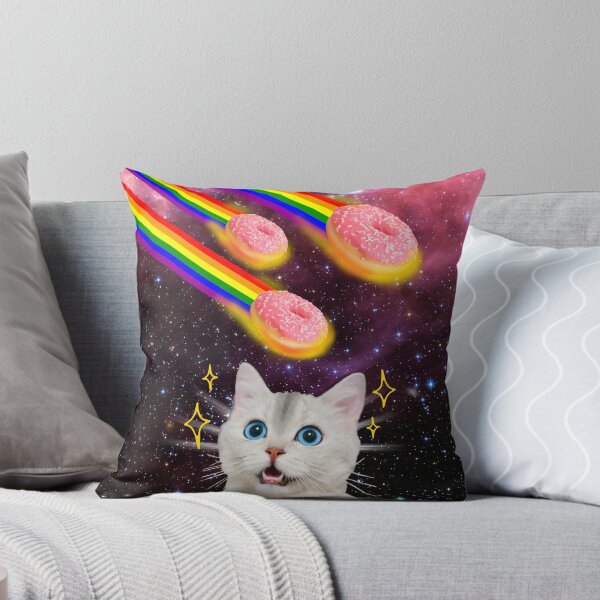 Item preview, CAT IN SPACE DOUGHNUT GALAXY STARS FUNNY RAINBOW BEACH PARTY designed and sold by CeraRoss.