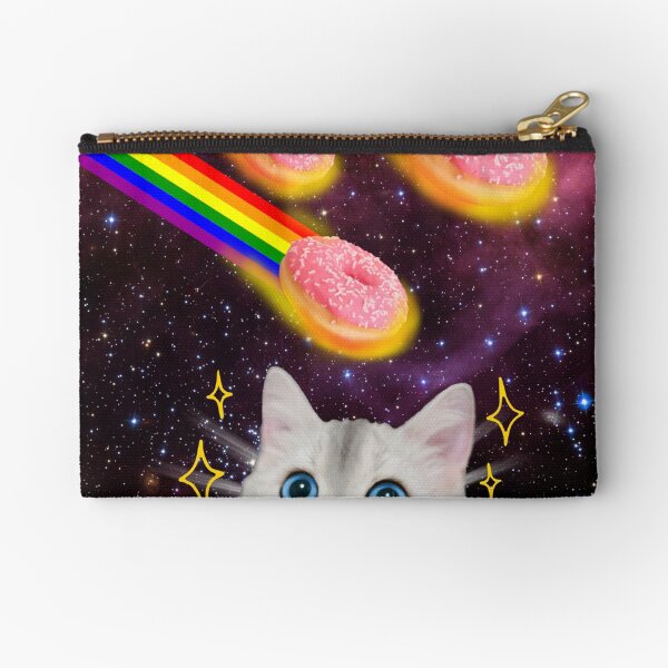 Item preview, CAT IN SPACE DOUGHNUT GALAXY STARS FUNNY RAINBOW BEACH PARTY designed and sold by CeraRoss.