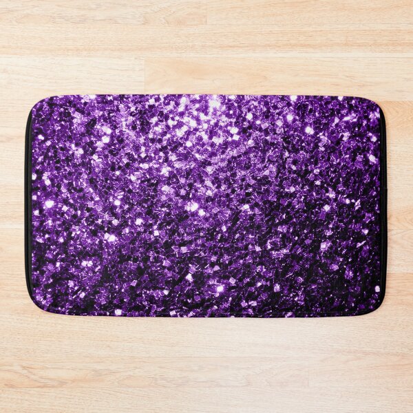 Artikelvorschau, Dunkelviolette Glitzerimitate funkeln (Foto von Glitzer – nicht reflektierend) entworfen und verkauft von PLdesign.