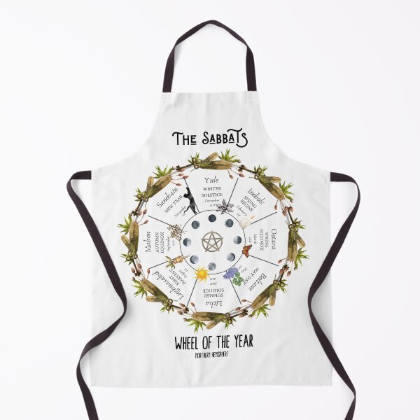 Item preview, The Witch's Wheel of the Year - for Pagans and Wiccans designed and sold by ThreeHaresMedia.