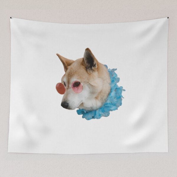 Item preview, Cute Dog Wearing Sunglasses designed and sold by sunnyxvibesss.