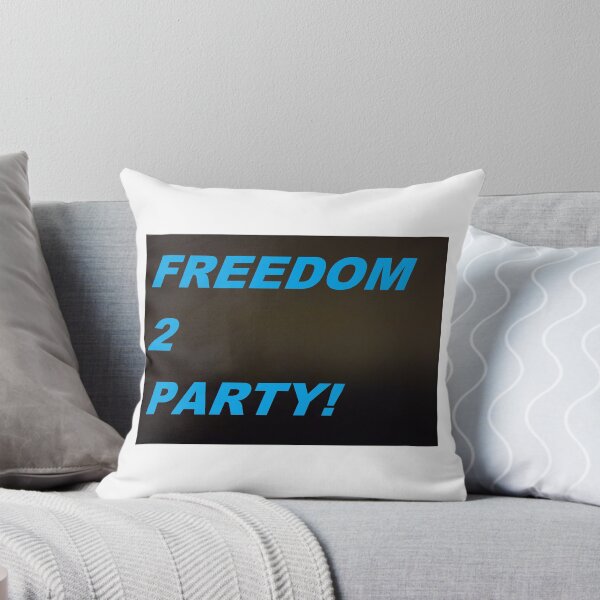 Item preview, Freedom to Party! (Blue) designed and sold by JPOempathy.