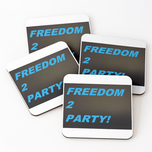 Item preview, Freedom to Party! (Blue) designed and sold by JPOempathy.