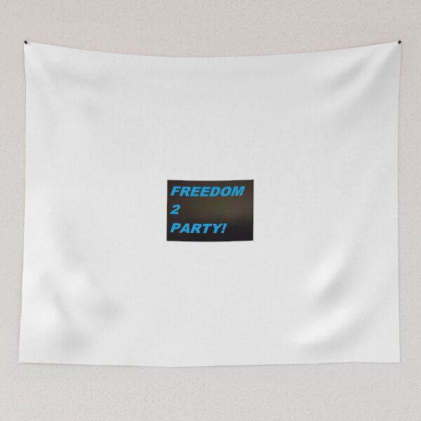 Item preview, Freedom to Party! (Blue) designed and sold by JPOempathy.