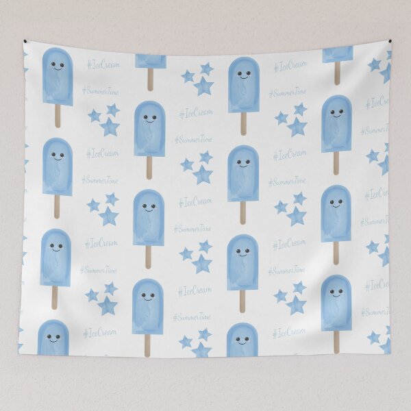 Item preview, Watercolor ice cream Kawaii designed and sold by Mirosi-S.