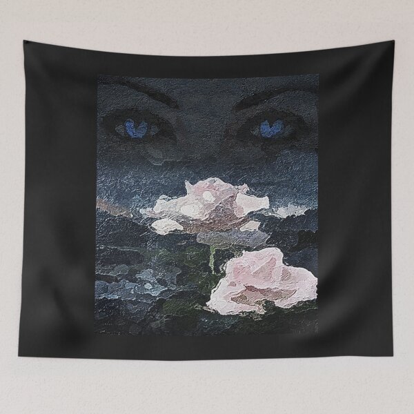 Item preview, Blue Eyes and White Roses in the Dark designed and sold by MONLart.