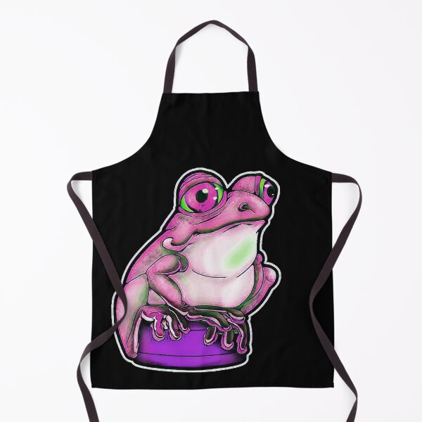 Item preview, Cute, pink frog on a bottle cap designed and sold by iduzarts.