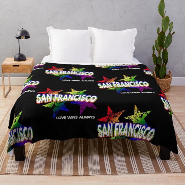 Item preview, San Francisco Gay Lesbian Pride Rainbow Stars Equality LGBTQ designed and sold by MoonsmileProd.