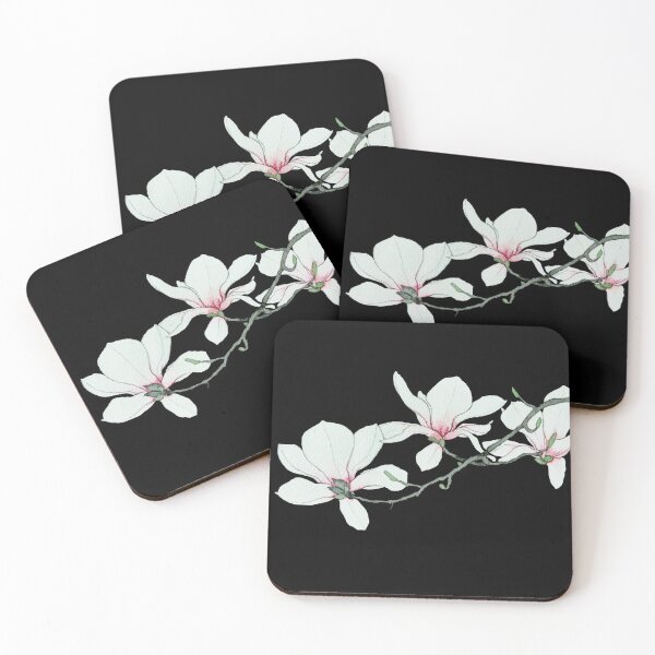 Item preview, Magnolia × Soulangeana Branch in Bloom designed and sold by mooonhannah.