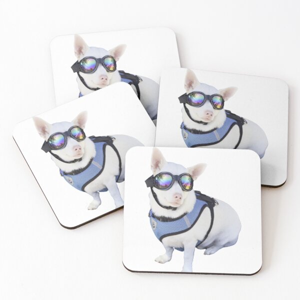 Item preview, Cute Dog Wearing Sunglasses designed and sold by sunnyxvibesss.