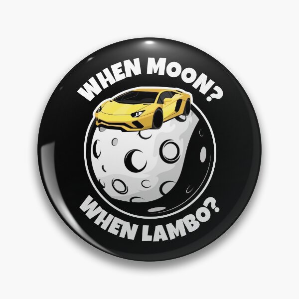 Item preview, WHEN MOON WHEN LAMBO T-SHIRT, Crypto Market Famous Quote designed and sold by ShaykhUmer.