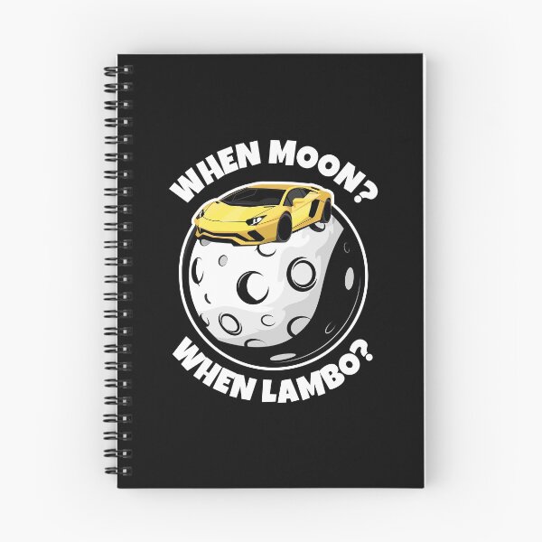 Item preview, WHEN MOON WHEN LAMBO T-SHIRT, Crypto Market Famous Quote designed and sold by ShaykhUmer.