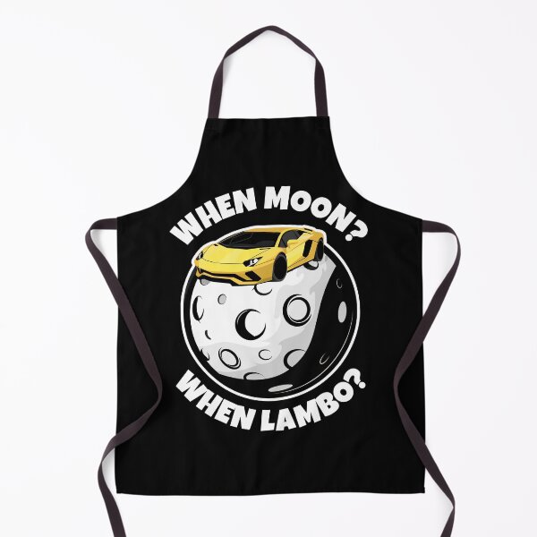 Item preview, WHEN MOON WHEN LAMBO T-SHIRT, Crypto Market Famous Quote designed and sold by ShaykhUmer.