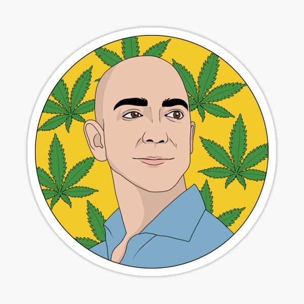 Item preview, Jeff Bezos - Gras designed and sold by ValentinaHramov.
