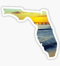 Sunset Florida Sticker