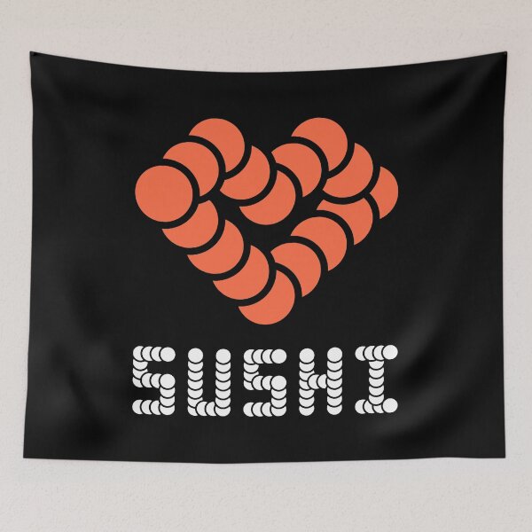 Item preview, I LOVE SUSHI / 02 / Minimal Design designed and sold by in-vectors.