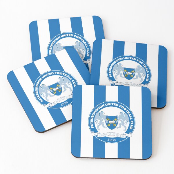 Item preview, Peterborough United FC logo with stripes designed and sold by Etchedclothing.