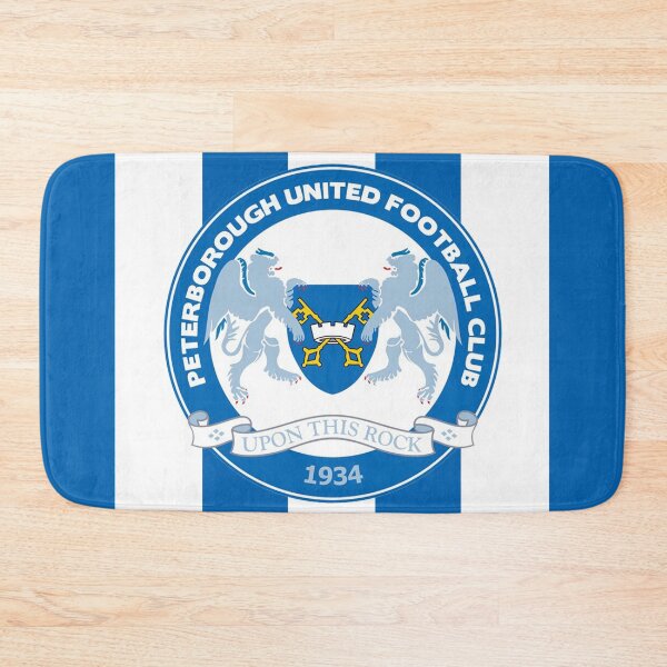 Item preview, Peterborough United FC logo with stripes designed and sold by Etchedclothing.