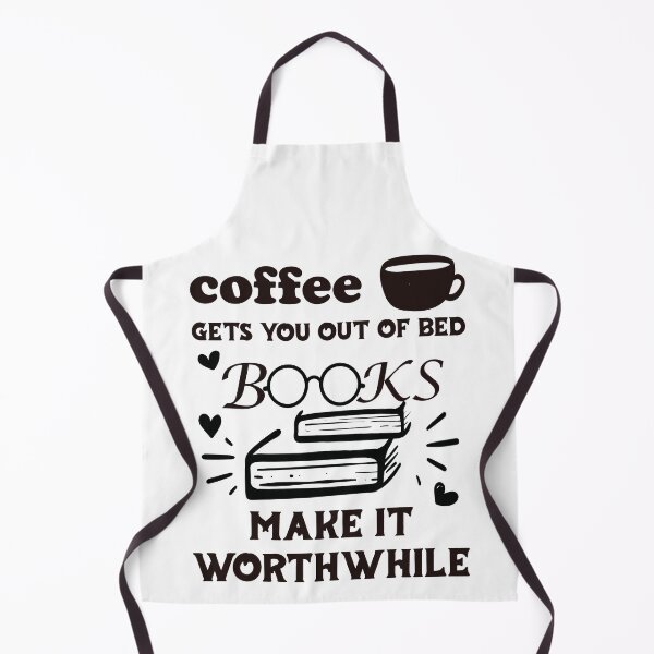Item preview, Coffee Gets You Out Of Bed - Books Make It Worthwhile - Dark Text designed and sold by DerekJSmith.