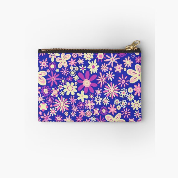 Item preview, Summer Daisy pattern - Blue and Pink designed and sold by Squarebird.