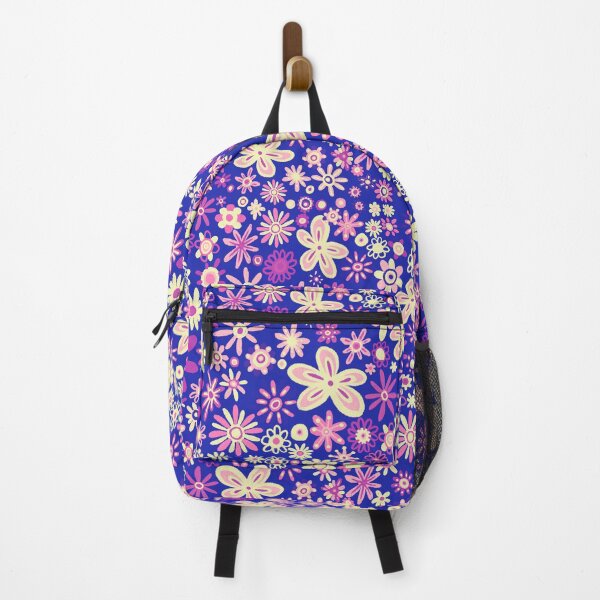Item preview, Summer Daisy pattern - Blue and Pink designed and sold by Squarebird.