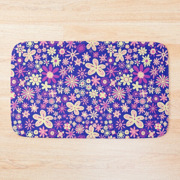 Item preview, Summer Daisy pattern - Blue and Pink designed and sold by Squarebird.