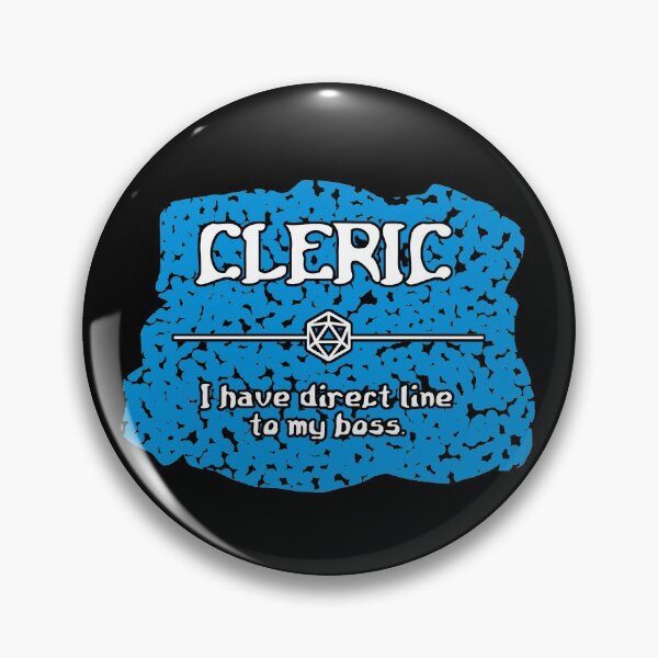 Item preview, Cleric - I have direct line to my boss. designed and sold by Infrared-mage.