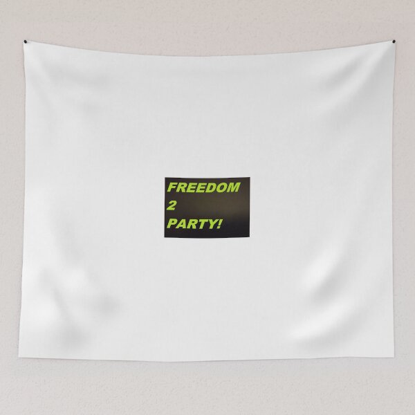 Item preview, Freedom to Party! (Green) designed and sold by JPOempathy.