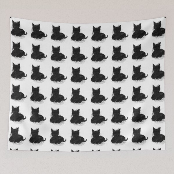 Item preview, black cat thinking about his future designed and sold by mito11.