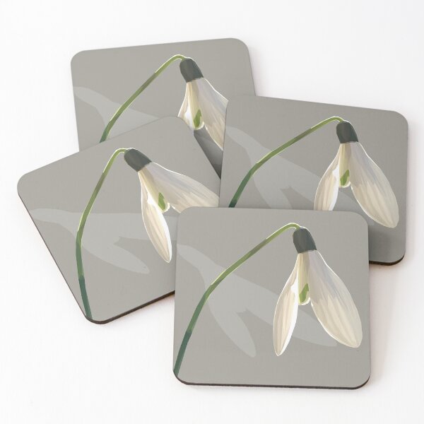 Item preview, Low Poly Snowdrop designed and sold by ErinFCampbell.