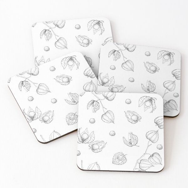 Item preview, Physalis black and white dots designed and sold by ewdondoxja.