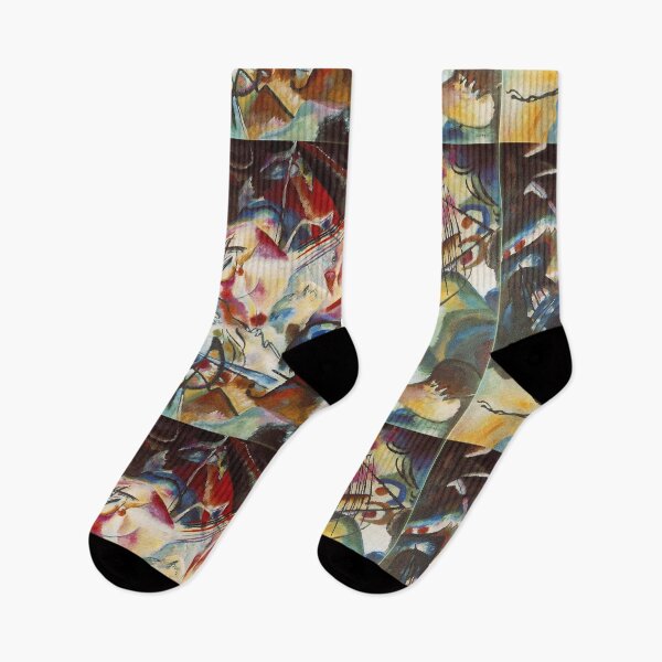 Item preview, Vintage Kandinsky Abstract Painting designed and sold by Vintage Designs +.
