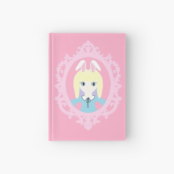 Kawaii Bunny Cosplay Girl Hardcover Journal