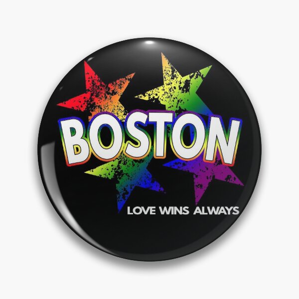 Item preview, Boston Gay Lesbian Pride Rainbow Stars Equality LGBTQ designed and sold by MoonsmileProd.