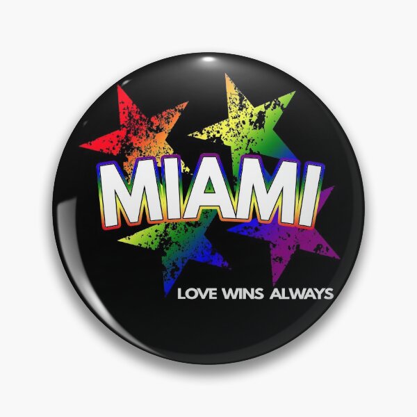 Item preview, Miami Gay Lesbian Pride Rainbow Stars Equality LGBTQ designed and sold by MoonsmileProd.