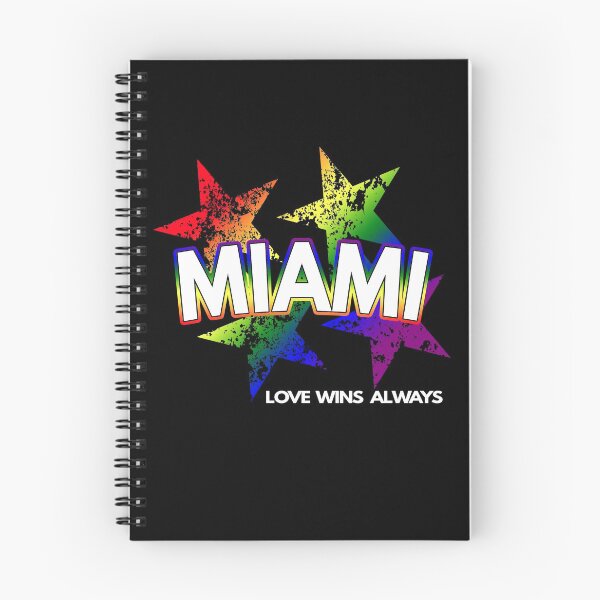 Item preview, Miami Gay Lesbian Pride Rainbow Stars Equality LGBTQ designed and sold by MoonsmileProd.
