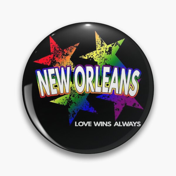 Item preview, New Orleans Gay Lesbian Pride Rainbow Stars Equality LGBTQ designed and sold by MoonsmileProd.