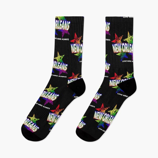 Item preview, New Orleans Gay Lesbian Pride Rainbow Stars Equality LGBTQ designed and sold by MoonsmileProd.