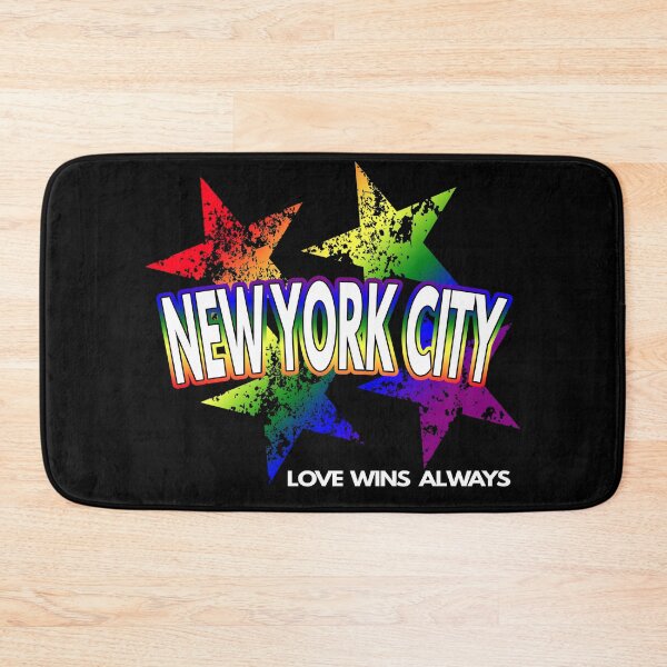 Item preview, New York City Gay Lesbian Pride Rainbow Stars Equality LGBTQ designed and sold by MoonsmileProd.
