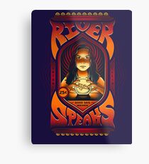 River Speaks Metal Print