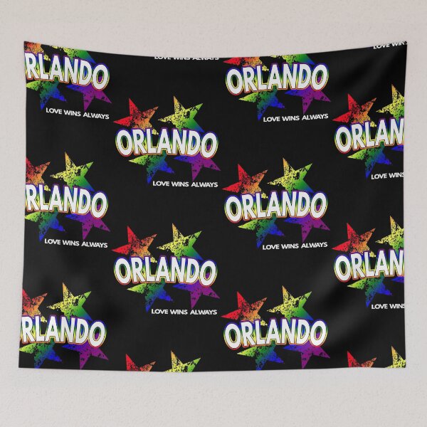 Item preview, Orlando Gay Lesbian Pride Rainbow Stars Equality LGBTQ designed and sold by MoonsmileProd.