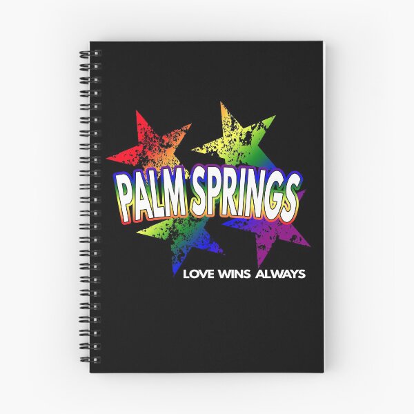 Item preview, Palm Springs Gay Lesbian Pride Rainbow Stars Equality LGBTQ designed and sold by MoonsmileProd.