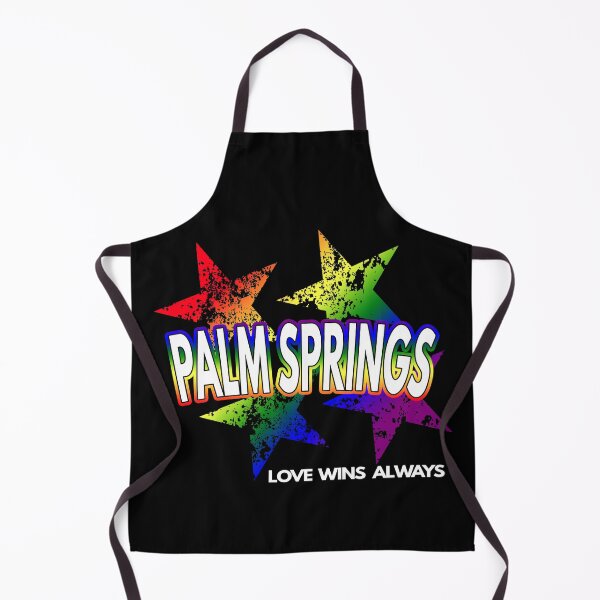 Item preview, Palm Springs Gay Lesbian Pride Rainbow Stars Equality LGBTQ designed and sold by MoonsmileProd.