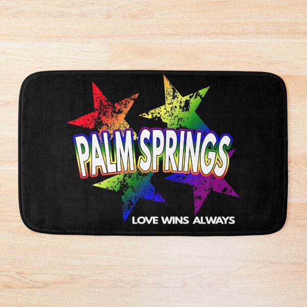 Item preview, Palm Springs Gay Lesbian Pride Rainbow Stars Equality LGBTQ designed and sold by MoonsmileProd.
