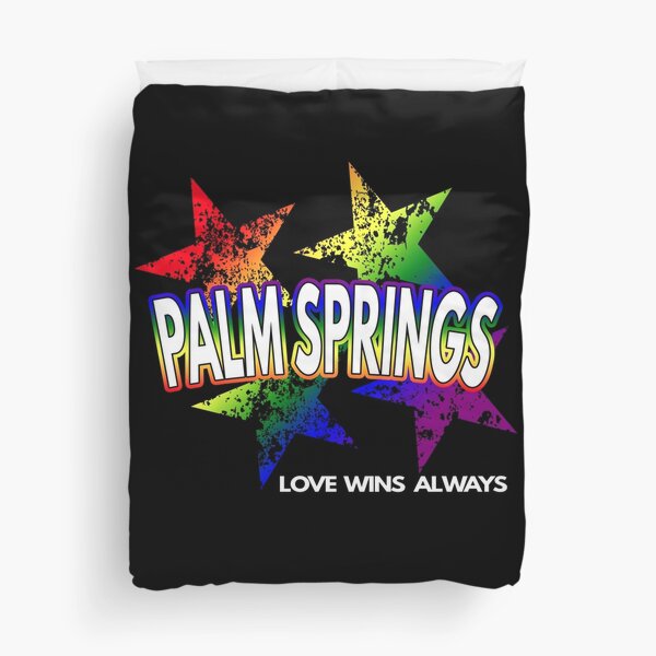 Item preview, Palm Springs Gay Lesbian Pride Rainbow Stars Equality LGBTQ designed and sold by MoonsmileProd.