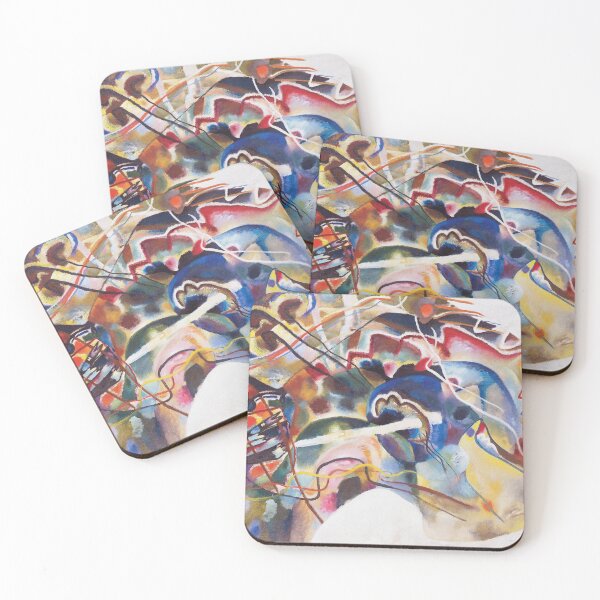 Item preview, Vintage Kandinsky Abstract Painting designed and sold by Vintage Designs +.